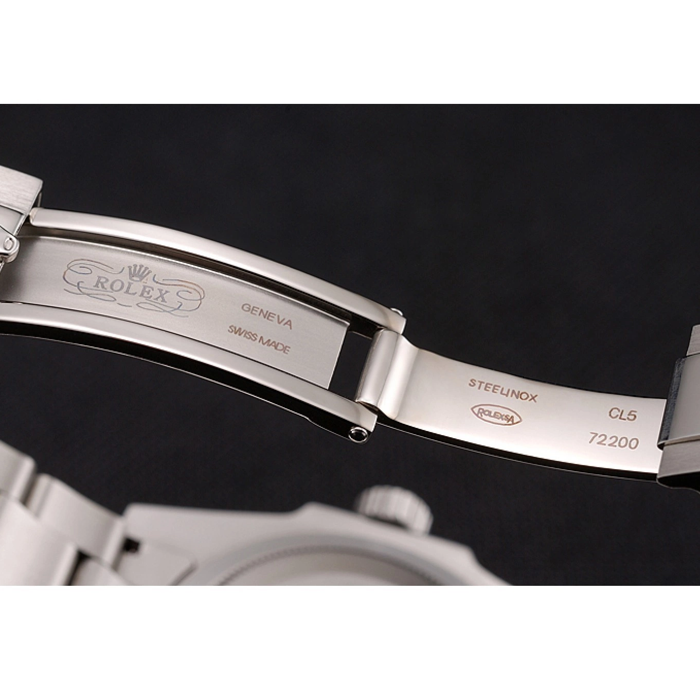 AAA replica watch Black Stone Bracelet GMT Swiss Dial Stainless Master Steel Case And Rolex Set II Bezel 1453747 0620